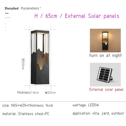 Waterproof Solar LED Outdoor Light - Garden Decoration Lamp