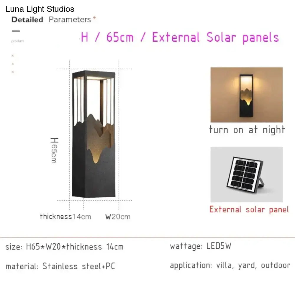 Waterproof Solar LED Outdoor Light - Garden Decoration Lamp