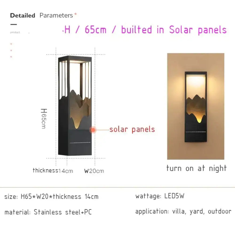 Waterproof Solar LED Outdoor Light - Garden Decoration Lamp