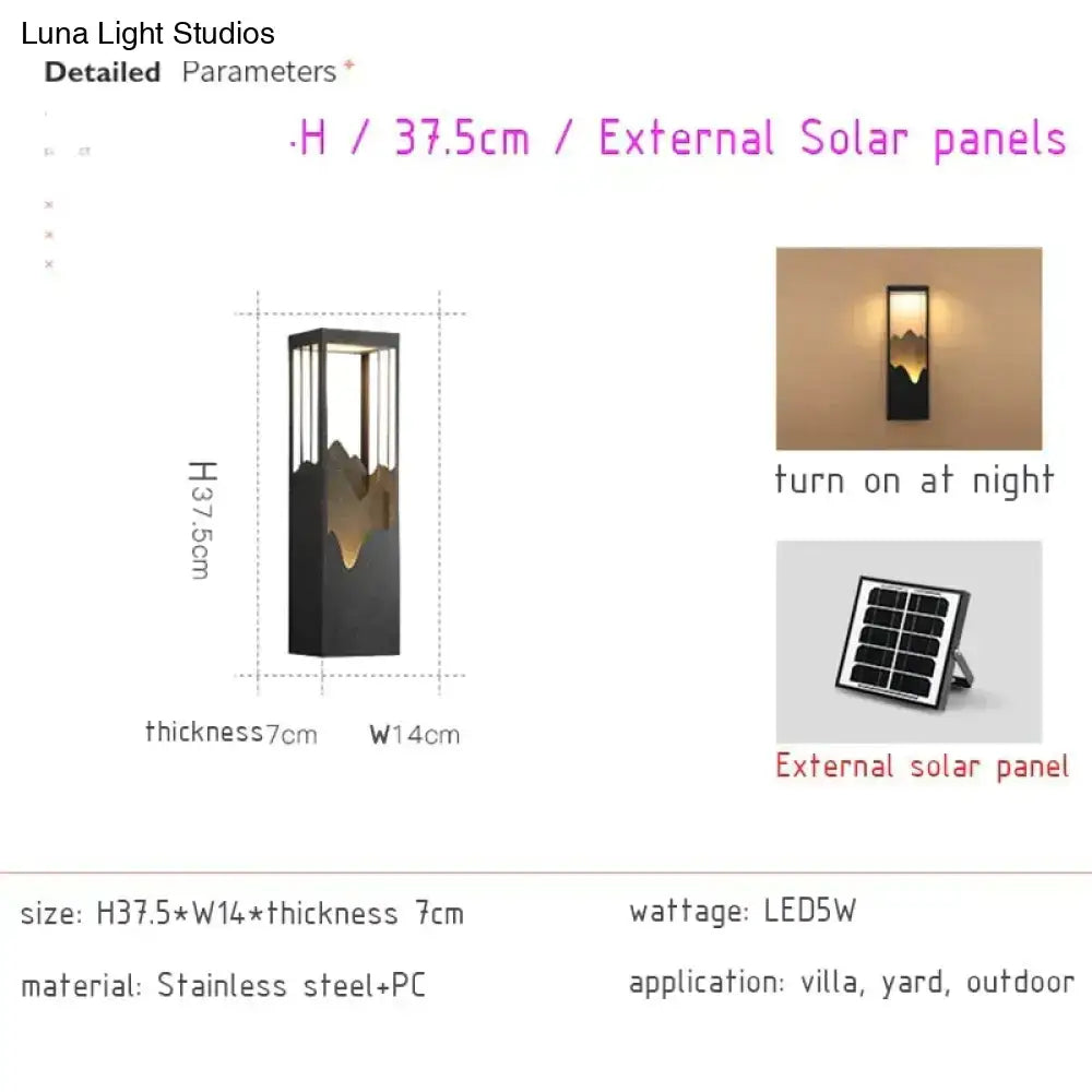 Waterproof Solar LED Outdoor Light - Garden Decoration Lamp