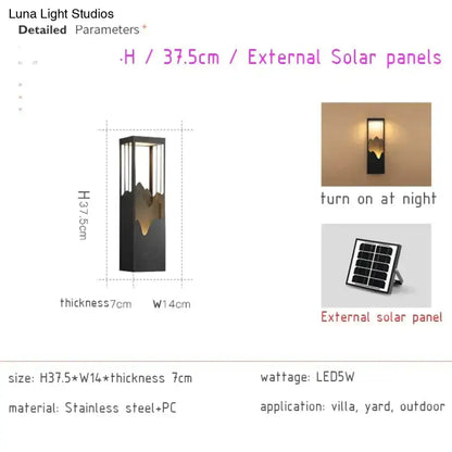 Waterproof Solar LED Outdoor Light - Garden Decoration Lamp