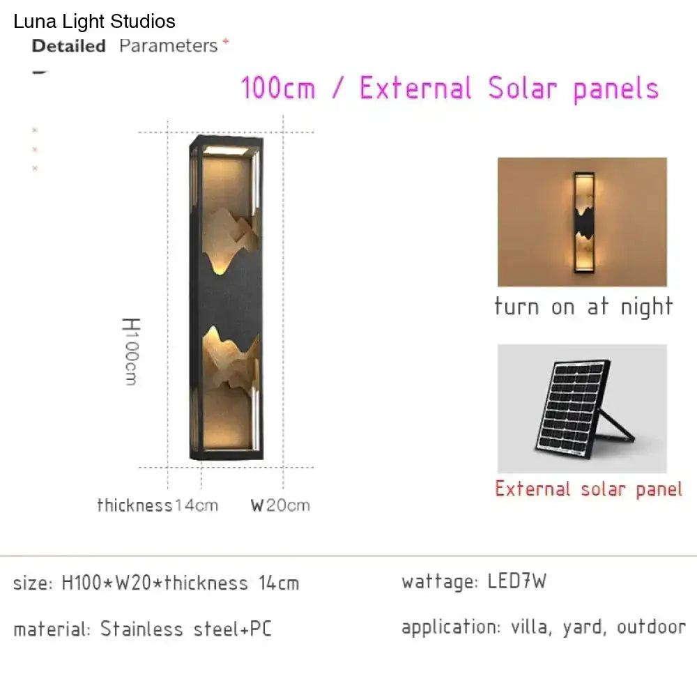 Waterproof Solar LED Outdoor Light - Garden Decoration Lamp