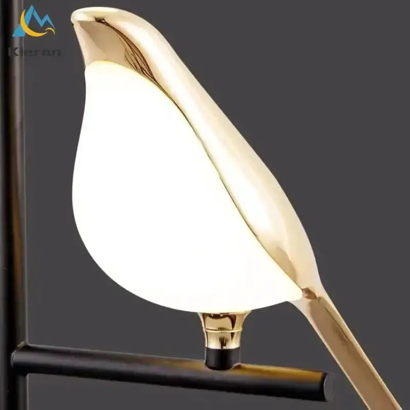 Crow LED Floor Lamp in Nordic Minimalist Style