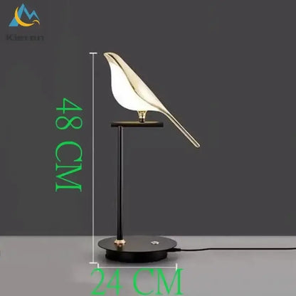 Crow LED Floor Lamp in Nordic Minimalist Style