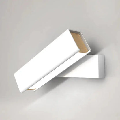 Modern Black Wood Rotatable Led Sconce Lamp