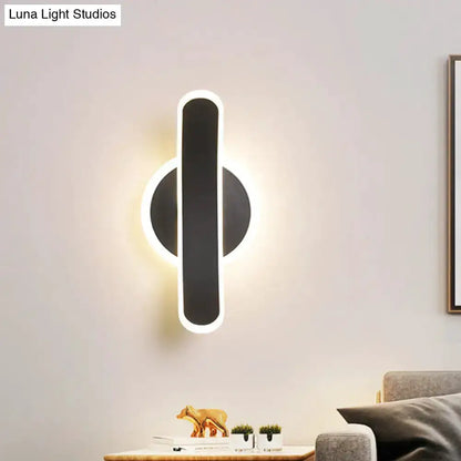 Black Bend Wall Sconce Led Lamp for Bedroom