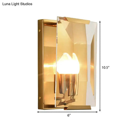 Modern Black and Brass Bedroom Speckled Sconce