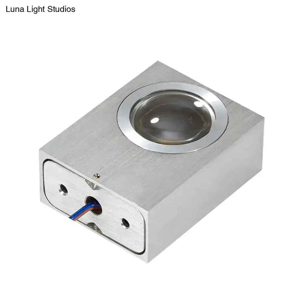 Modern brushed silver rgb wall light for corridor LED by Decorbites on Tampa Home & Garden Store
