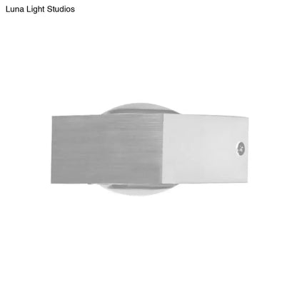 Wall light by Decorbites, modern black and brushed silver RGB corridor LED on Tampa Home & Garden Store