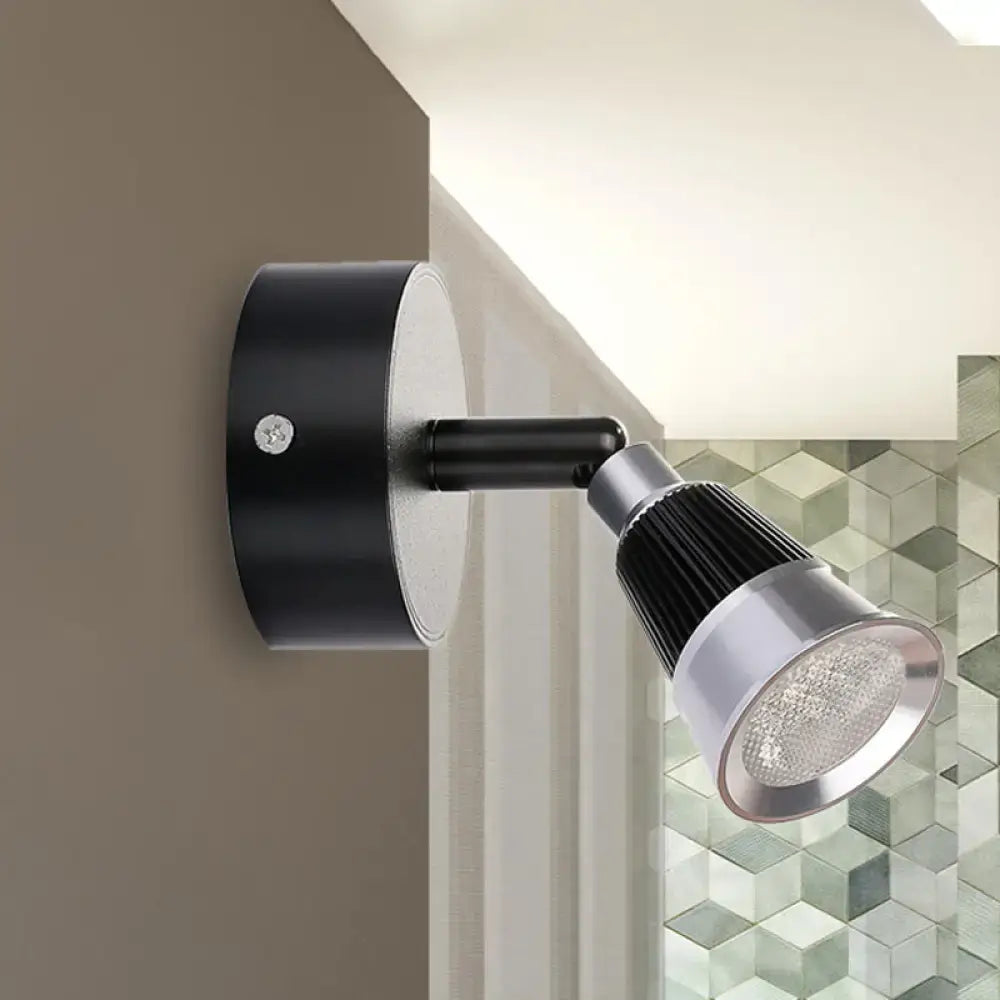 Black Chrome Rotatable Sconce by Decorbites wall-mounted adjustable spotlight on Tampa Home & Garden Store