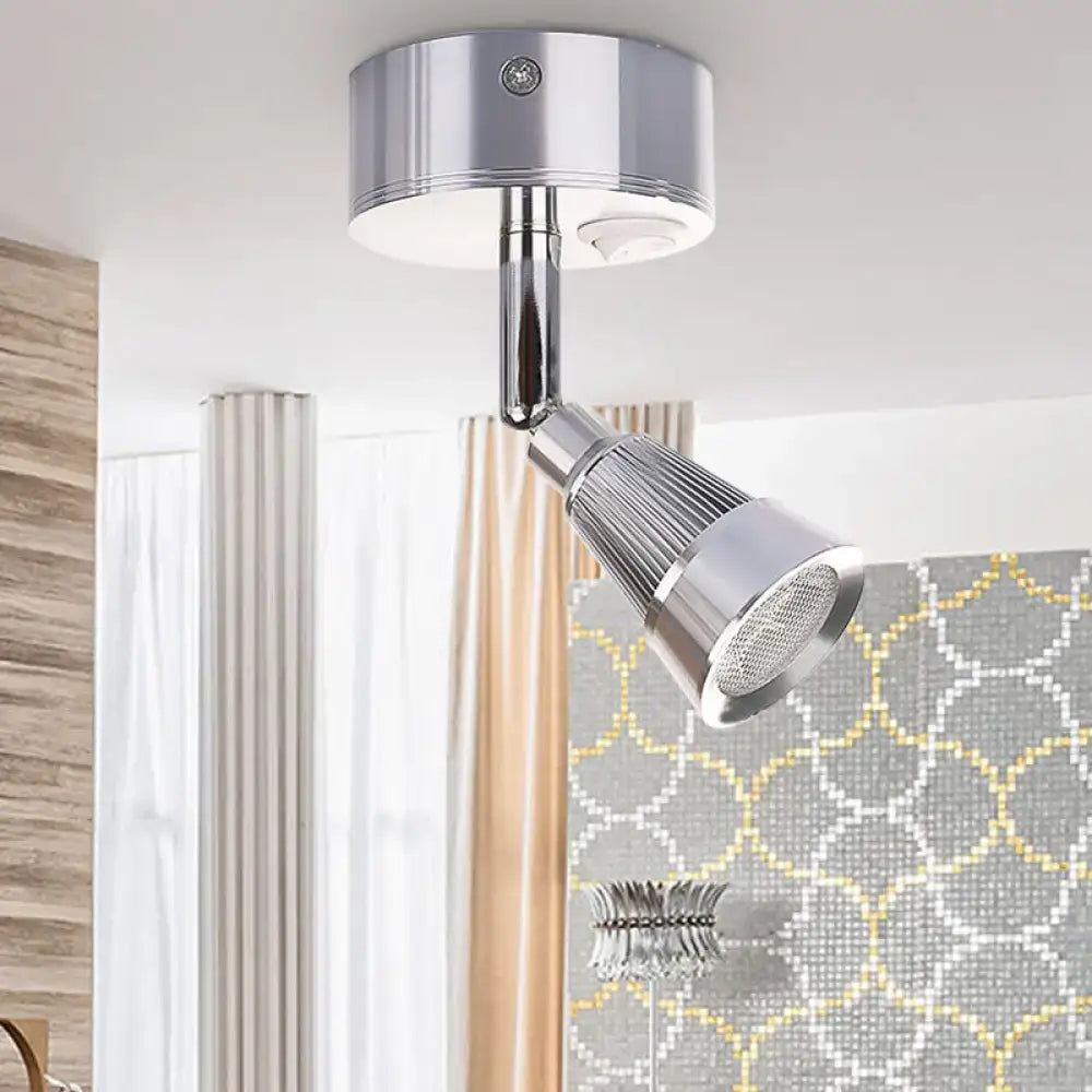 Black Chrome Rotatable Sconce by Decorbites, chrome ceiling spotlight on Tampa Home & Garden Store