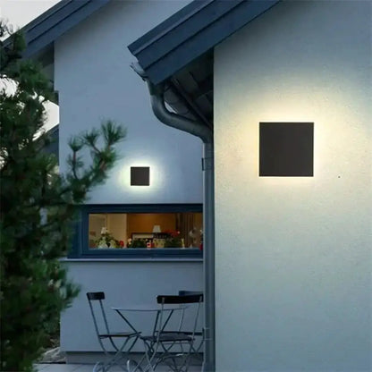 Modern Black Circular Wall Lamp Three Disc Set