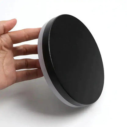 Modern Black Circular Wall Lamp Three Disc Set