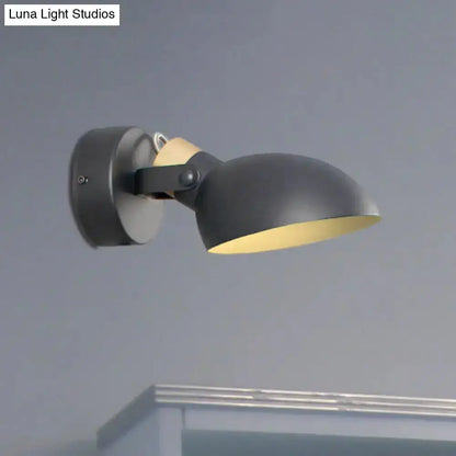 Decorbites modern black and cream adjustable wall sconce light for bedroom on Tampa Home & Garden Store