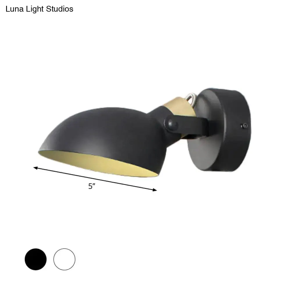 Modern black & cream adjustable wall sconce light by Decorbites for bedroom on Tampa Home & Garden Store