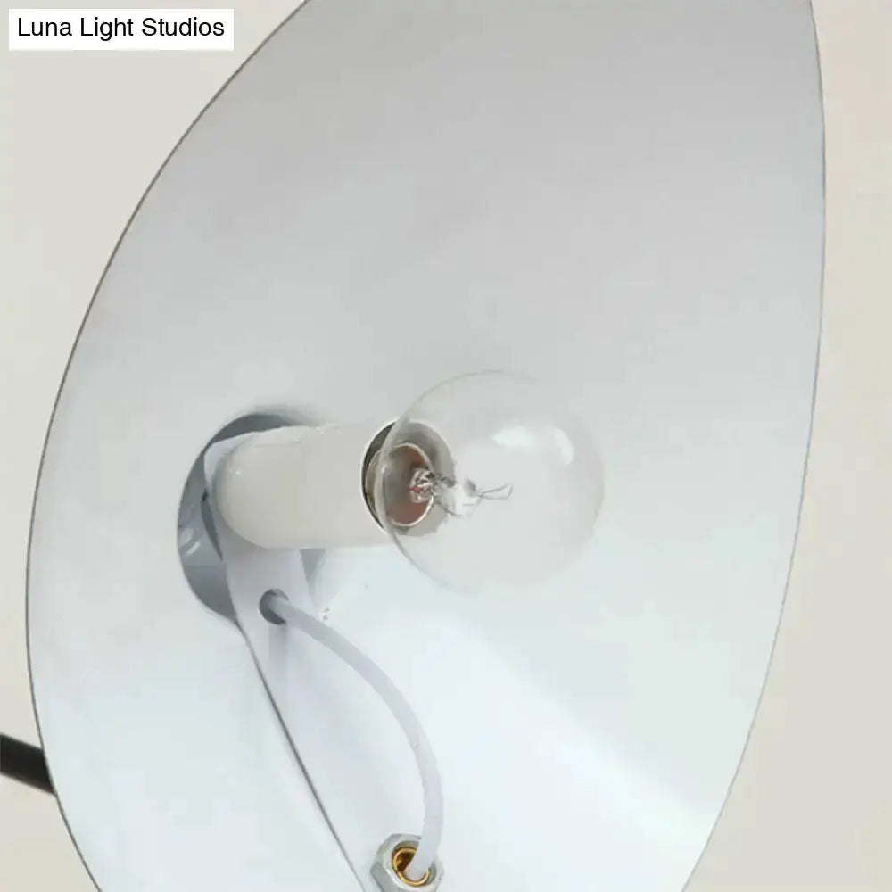 Modern black duckbill shade wall lamp with curved arm by Decorbites for bedroom on Tampa Home & Garden Store