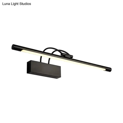Modern Black Finish LED Wall Light for Bedroom