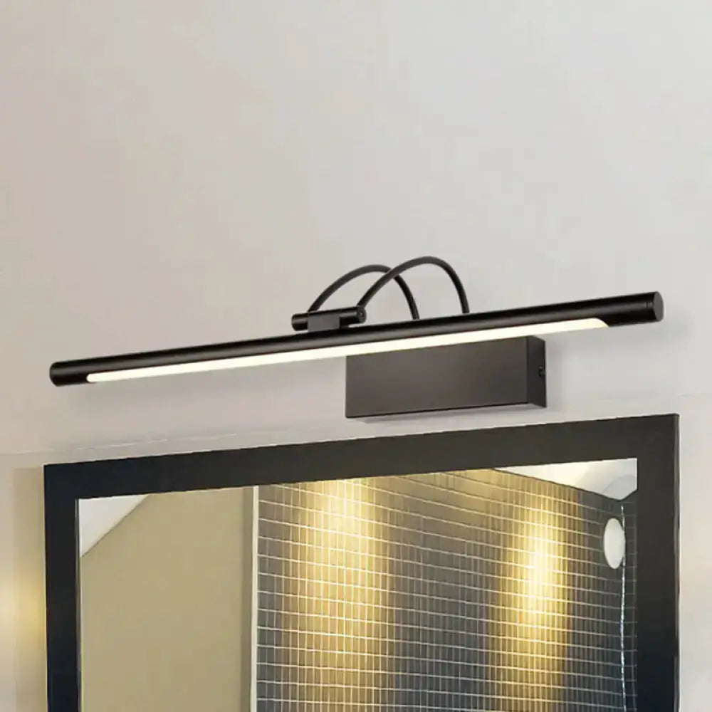 Modern Black Finish LED Wall Light for Bedroom