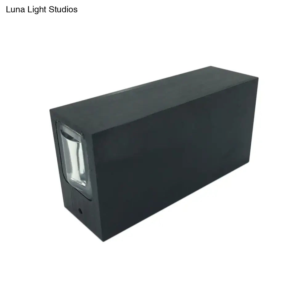 Black Dual Beam Wall Lamp wall sconce by Decorbites, rectangular metal housing on Tampa Home & Garden Store