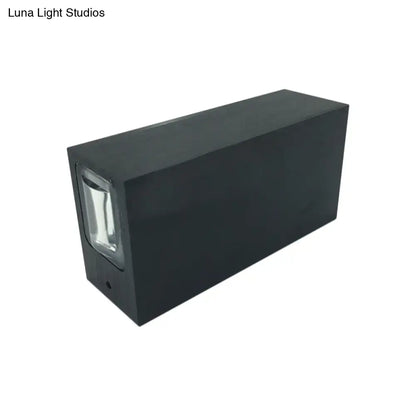 Black Dual Beam Wall Lamp wall sconce by Decorbites, rectangular metal housing on Tampa Home & Garden Store