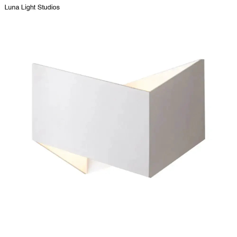 Decorbites modern black & gold geometric metal wall lamp for stairway lighting on Tampa Home & Garden Store