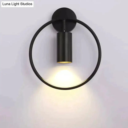 Modern Black and Gold Irwin Wall Lamp for Bedroom