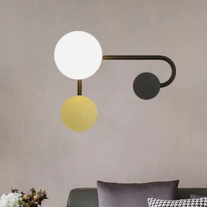 Modern planter sconce by Decorbites in black and gold with globe lights white yellow charcoal on Tampa Home & Garden Store