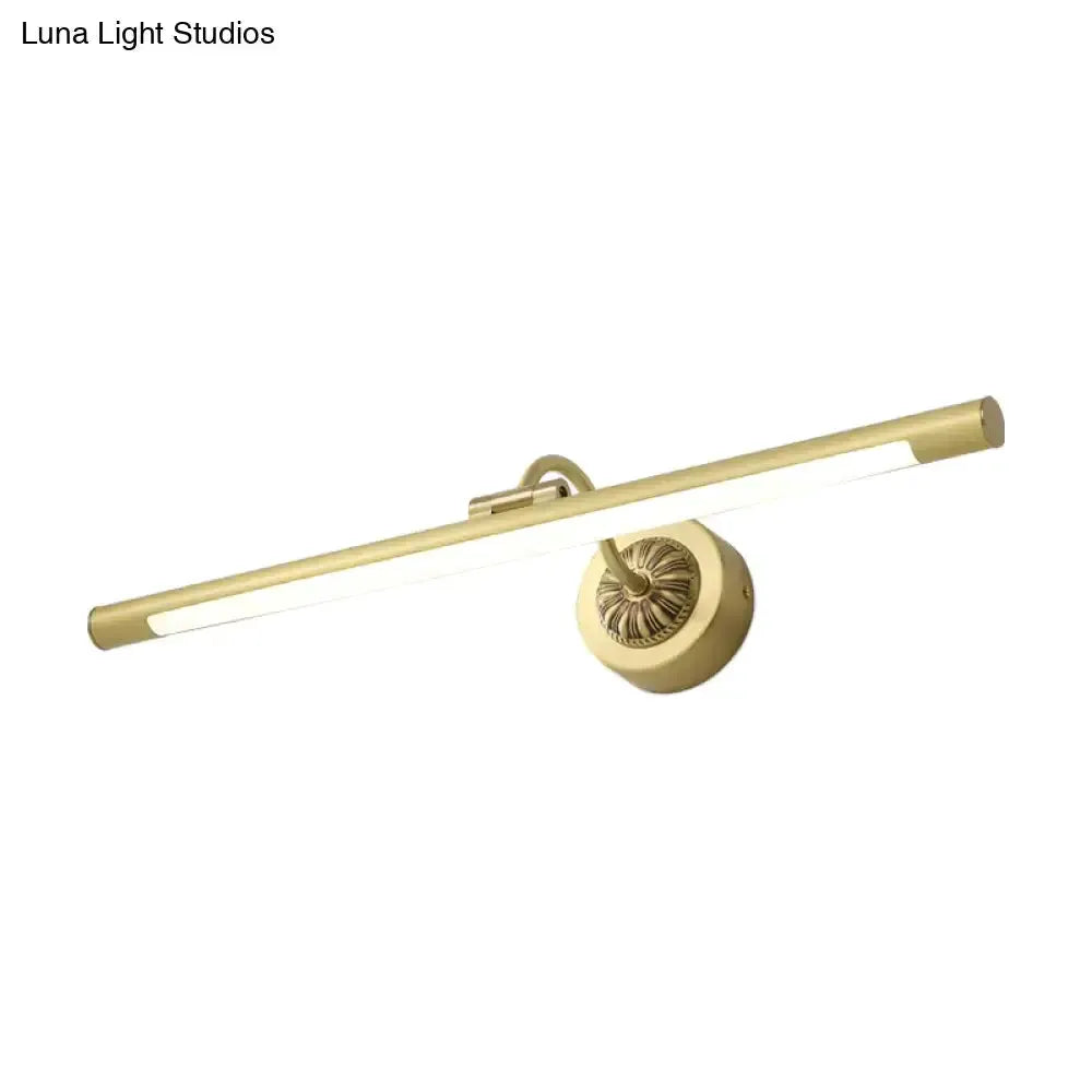 Modern Black and Gold Dressing Table Wall Light