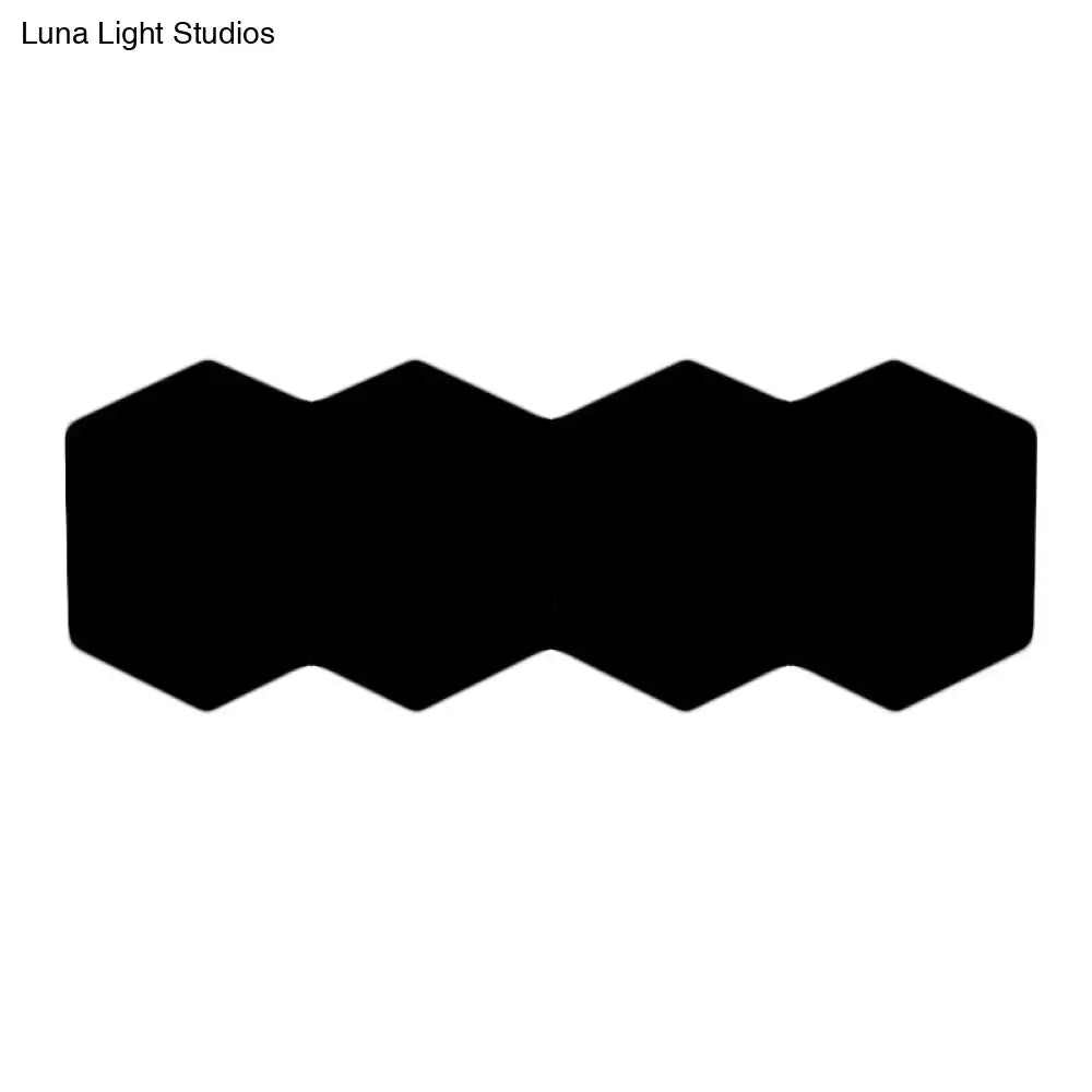Black three-hex wall sconce Decorbites for modern Home & Garden on Tampa Home & Garden Store