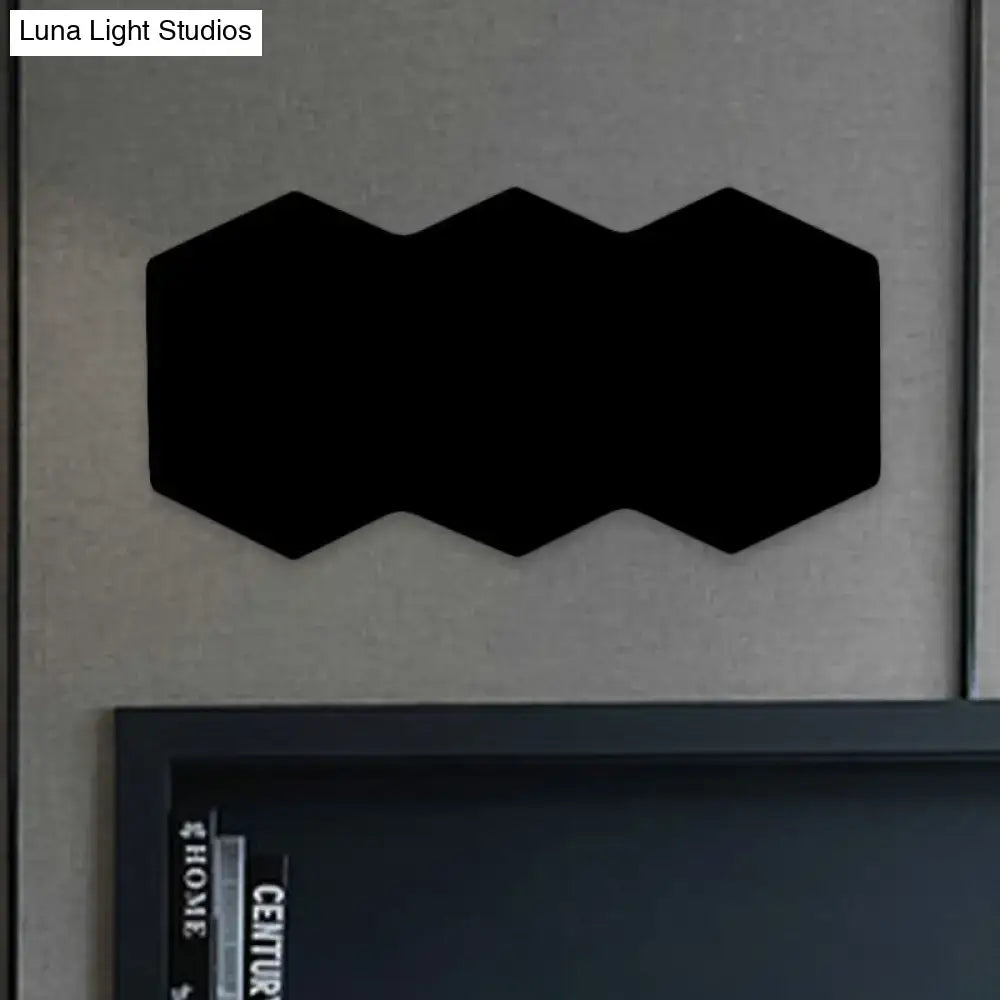 Black Hexagon Wall Sconce by Decorbites, home & garden on Tampa Home & Garden Store