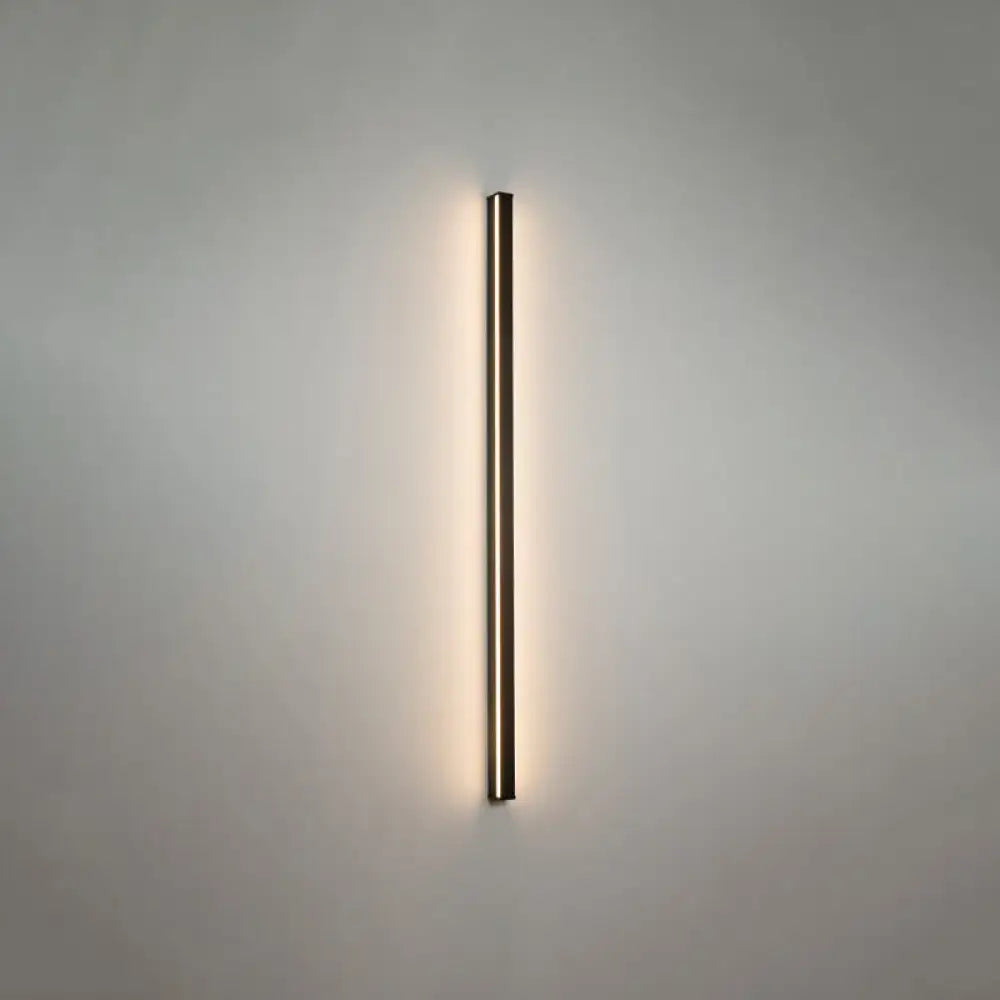 Modern black linear flush mount wall sconce by Decorbites for hallway lighting on Tampa Home & Garden Store