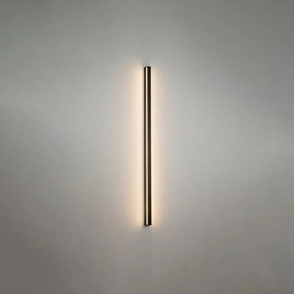Modern black linear flush mount wall sconce hallway light by Decorbites on Tampa Home & Garden Store