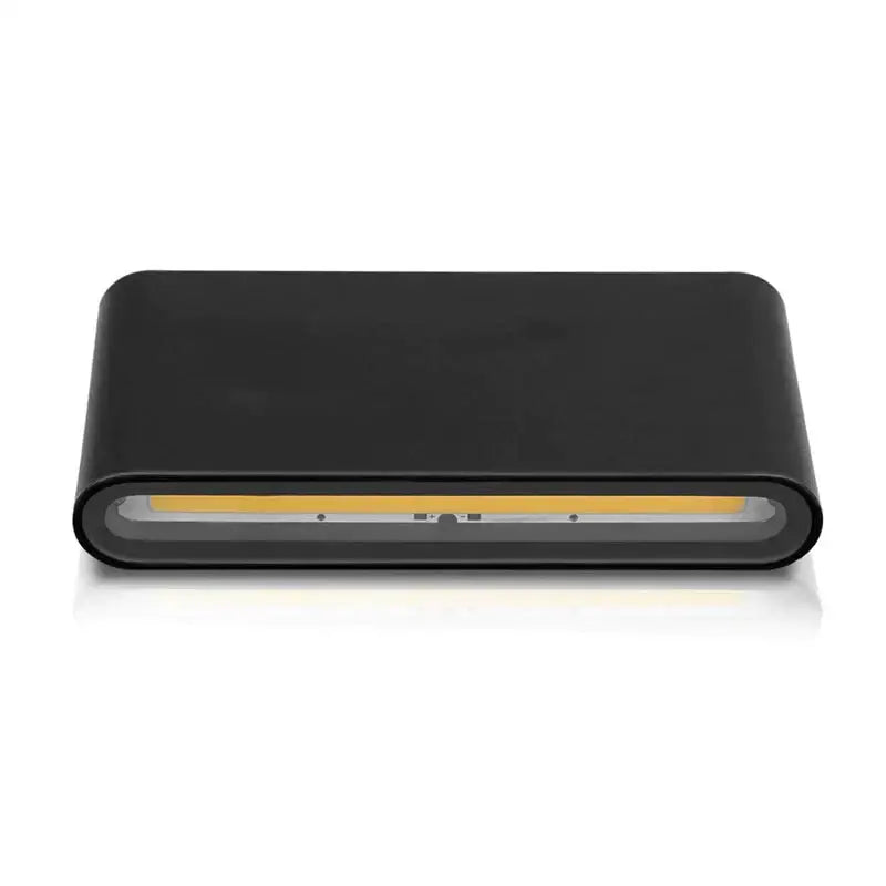 Black Outdoor Wall Light Decorbites rounded rectangular LED fixture on Tampa Home & Garden Store