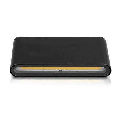 Black Outdoor Wall Light Decorbites rounded rectangular LED fixture on Tampa Home & Garden Store
