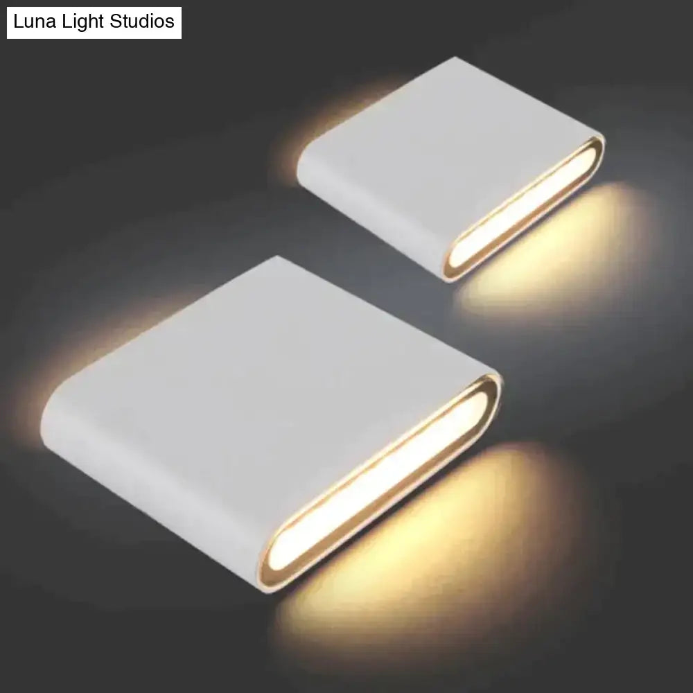 Black Outdoor Wall Light 2-pack Decorbites wall sconces with warm LED glow on Tampa Home & Garden Store