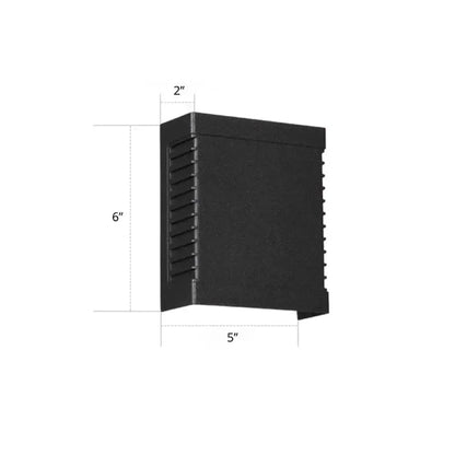 Modern black metal shade wall light outdoor garden sconce Decorbites on Tampa Home & Garden Store
