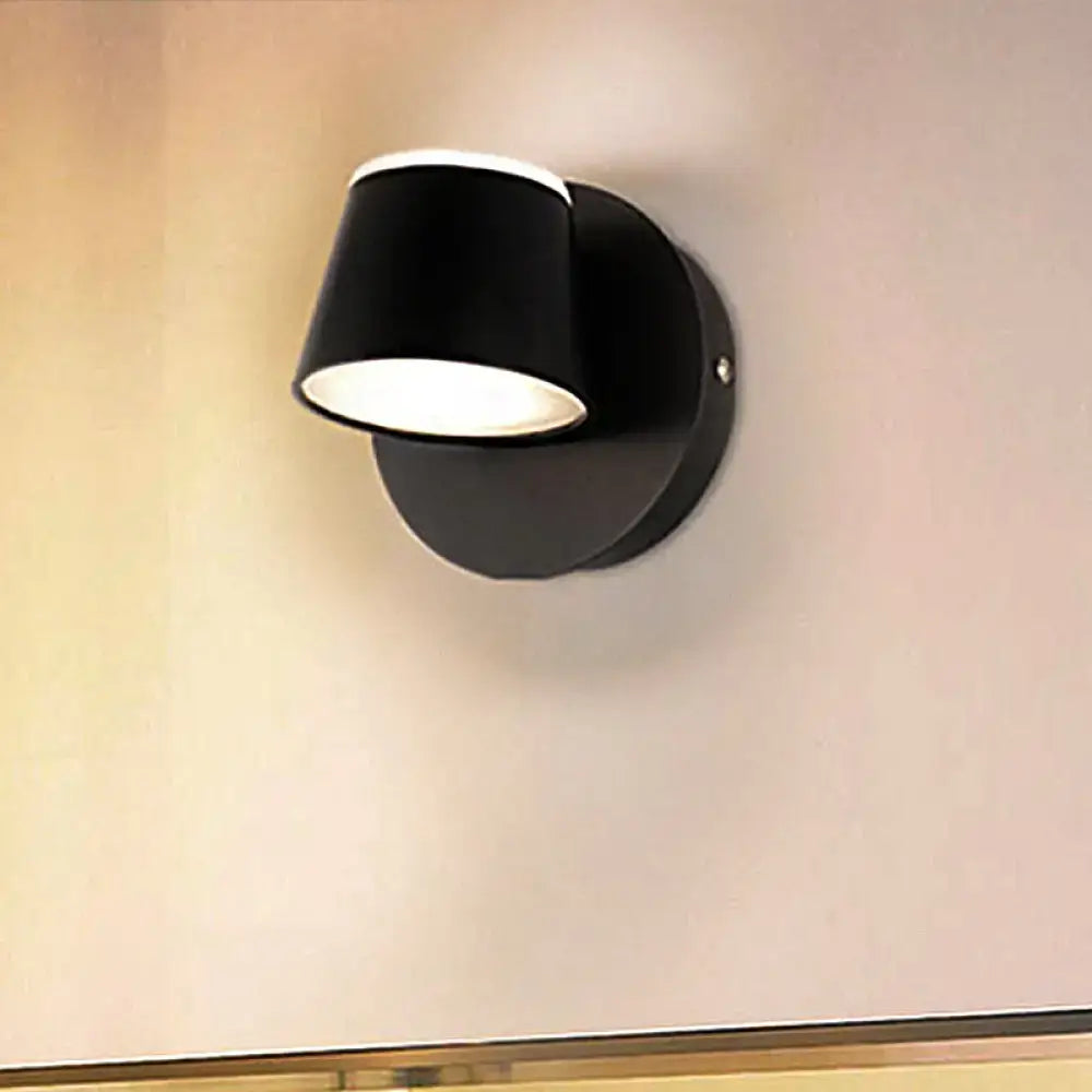 Decorbites black metal cone-shade wall sconce 1-3 light on Tampa Home & Garden Store