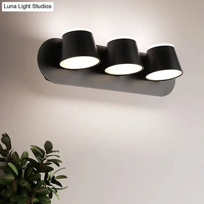 Decorbites black metal cone-shade 3-light ceiling sconce on Tampa Home & Garden Store