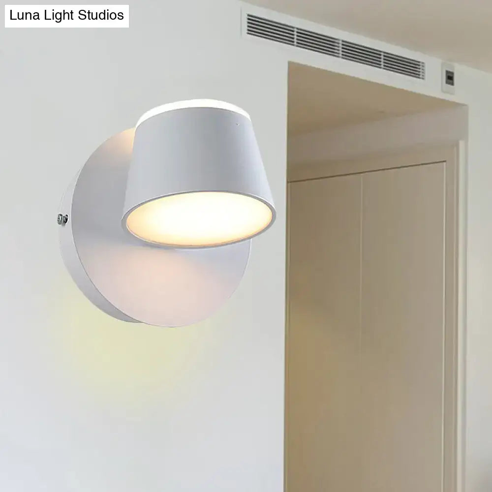 Black metal cone-shade sconce 1-3 light on wall with round backplate Decorbites on Tampa Home & Garden Store