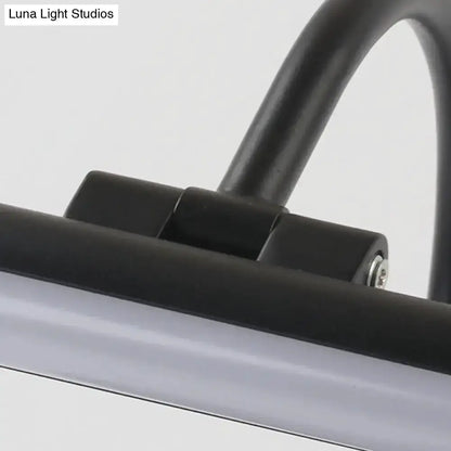 Modern Black Nickel Led Wall Lamp with Shade
