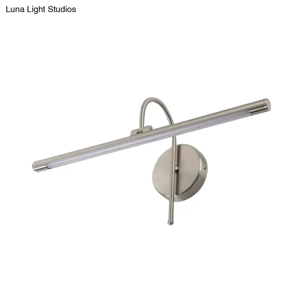 Modern Black Nickel Led Wall Lamp with Shade