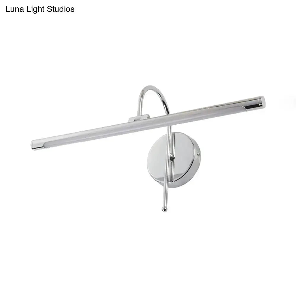 Modern Black Nickel Led Wall Lamp with Shade