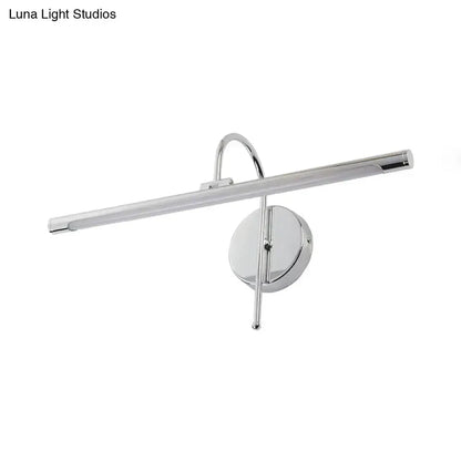 Modern Black Nickel Led Wall Lamp with Shade
