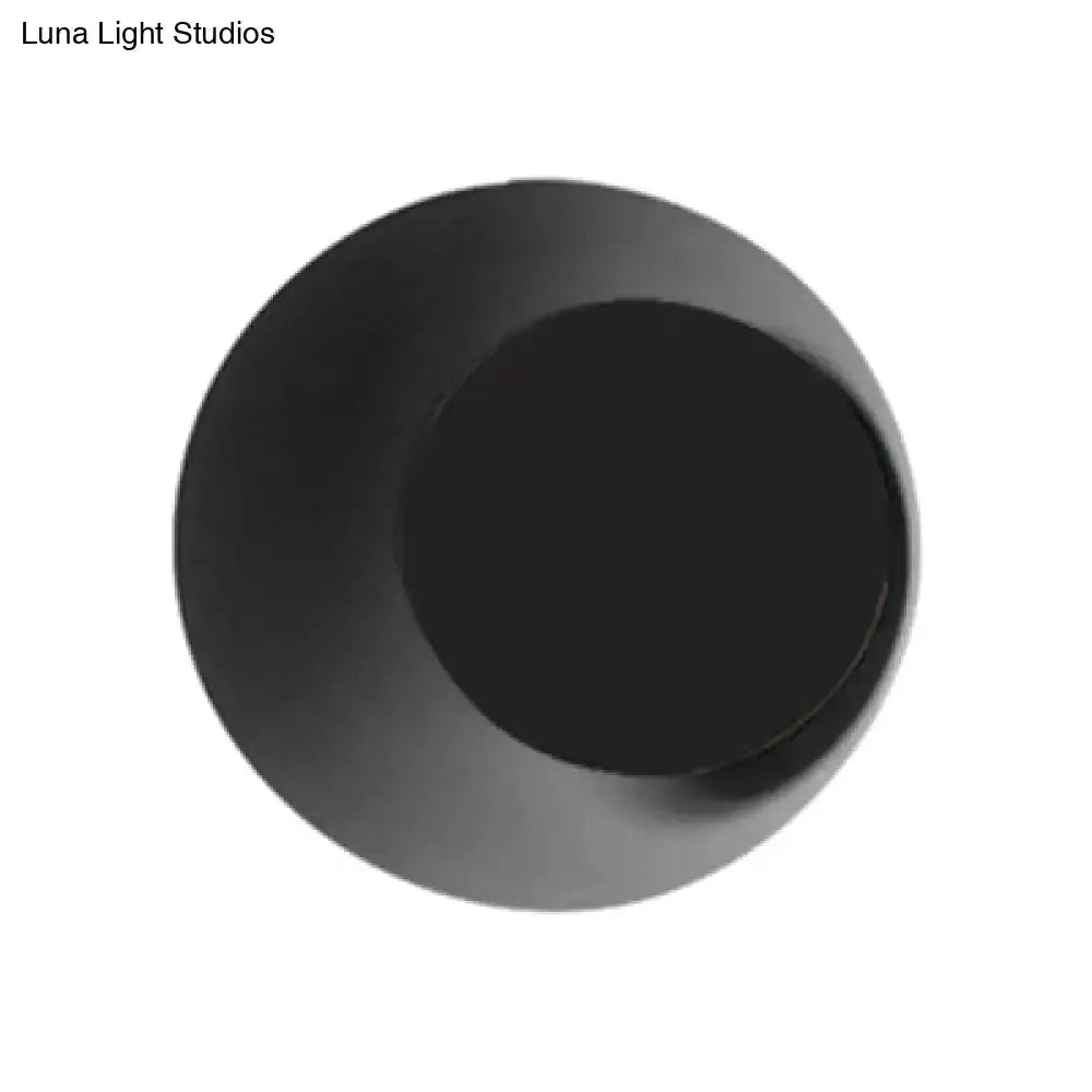 Modern black circle sconce light for bedroom wall Decorbites on Tampa Home & Garden Store