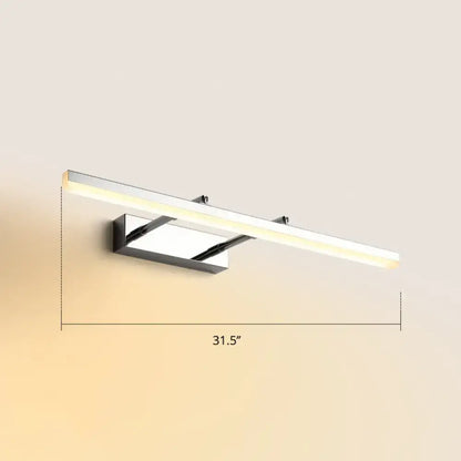 Modern black pivoting LED vanity bar wall mount, 31.5-in wide, Decorbites on Tampa Home & Garden Store