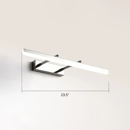 Decorbites black pivoting bar LED vanity light, 23.5in wall mount with adjustable arm on Tampa Home & Garden Store