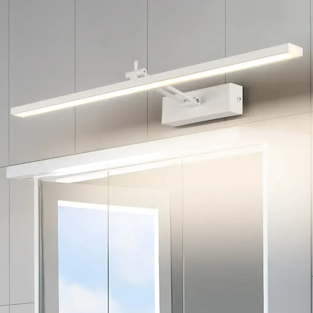 Black Rotatable Vanity Sconce by Decorbites, wall-mounted adjustable bar light above mirror on Tampa Home & Garden Store