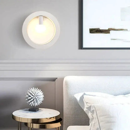Modern Black Square Wall Sconce Lamp for Bathroom