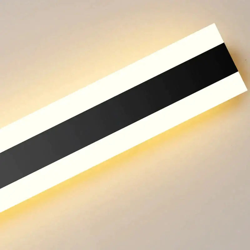 Modern black vertical LED wall sconce for outdoor use with IP65 waterproof rating on Tampa Home & Garden Store