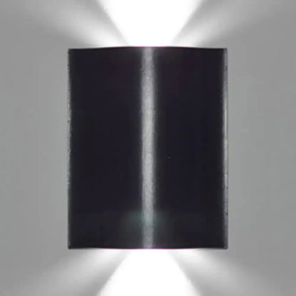 Modern Black Wavy Wall Washer Lamp Porch Lighting